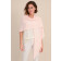 Poncho aus Wollmix in Rosa