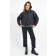 Daunenjacke mit Stepp-Optik in Black