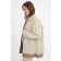Parka-Mantel FELCI mit Steppdetails in Beige