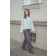 Wide Leg Denim THE LOOSE in Dark Blue