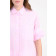 Cropped Bluse mit Armdetail in Rosa/Weiß gestreift