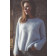 Brushed Cashmere Pullover in Pastellblau