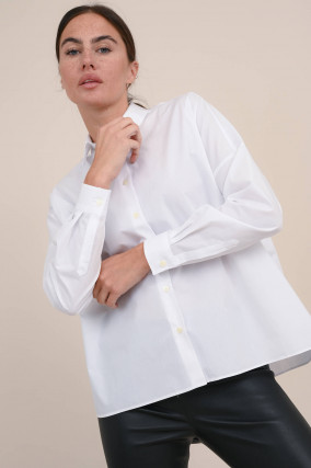 Oversized Bluse GIOIA in Weiß