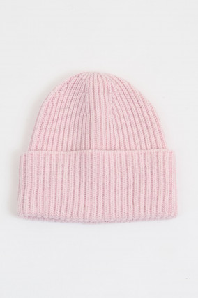 Midi-Mütze BARI aus Cashmere in Rose