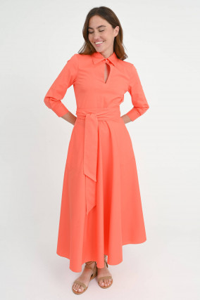 Maxi-Kleid FREGENE in Papaya