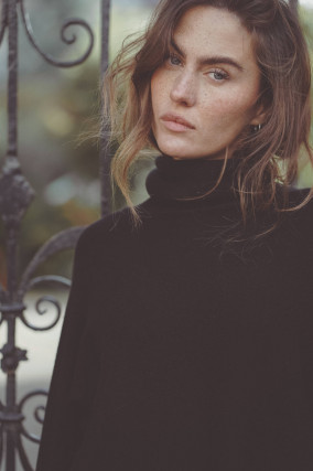 Pullover aus Woll-Cashmere-Mix in Schwarz