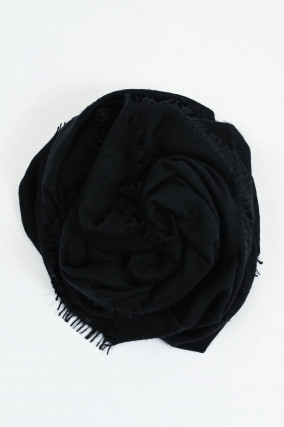 Cashmere-Schal in Schwarz