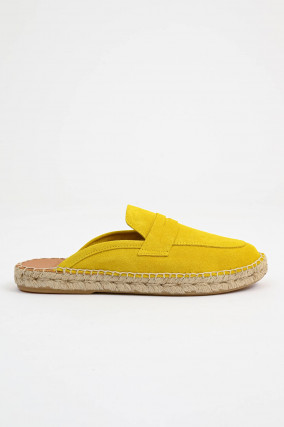 Mokassin Slipper SERRAJE in Gelb