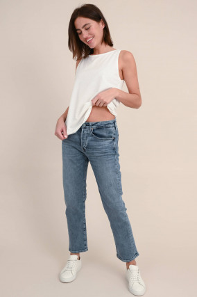 Jeans AMERICAN in Mittelblau