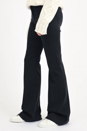 Wide Leg Jeans TROPEA in Schwarz
