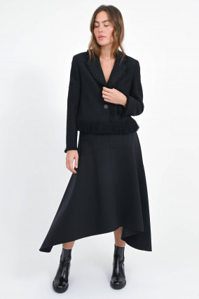 Neopren-Maxi-Rock in Black