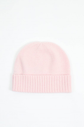 Cashmere-Mütze in Rosa