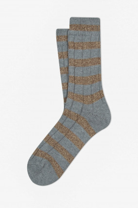 Socken DUBLINO in Grau/Gold