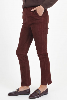 Lederhose KAMILLA in Bordeaux