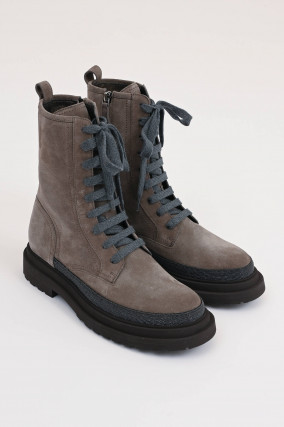 Stiefelette mit Molini-Details in Taupe