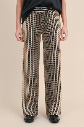 Weite Hose ALLISON mit Glitzergarn