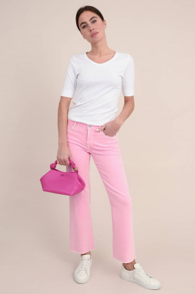 Straight Leg Jeans FRANCESCA in Rosa