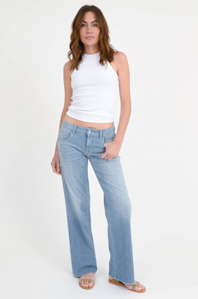 Wide-Leg-Jeans TESS in Hellblau