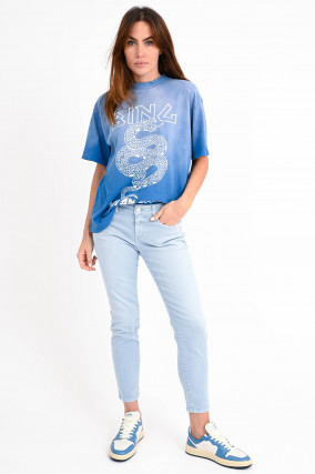 Jeans BAKER aus Bio-Baumwolle in Hellblau
