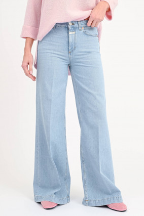  Flared Jeans GLOW UP in Hellblau