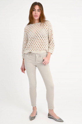 Slim Fit Jeans BAKER in Soft Beige