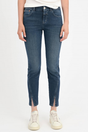 Jeans BAKER mit asymmetrischer Naht in Dark Blue