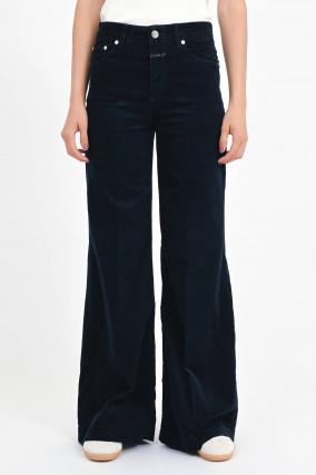 Cord-Hose GLOW UP in Navy