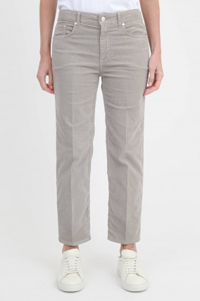  Cordhose MILO in Mud Grey