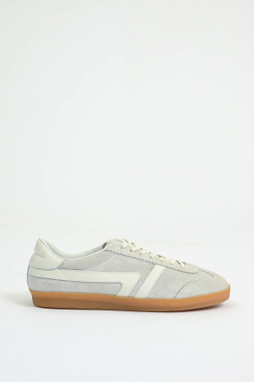 Sneaker in Hellgrau/Weiß
