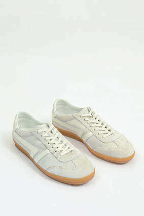 Sneaker in Hellgrau/Weiß