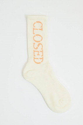  Socken aus Baumwoll-Mix in Ivory/Peach