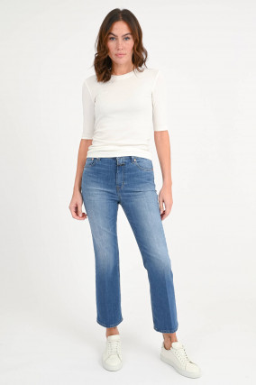 Rippshirt in Ivory