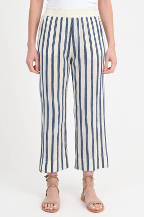 Gestreifte Hose JOLLY in Navy/Weiß