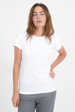 Slim Fit T-Shirt in Weiß