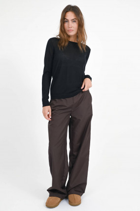 Cashmere Pullover in Pure Black