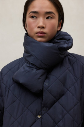 Wendejacke GERES inklusive Schal in Braun/Blau