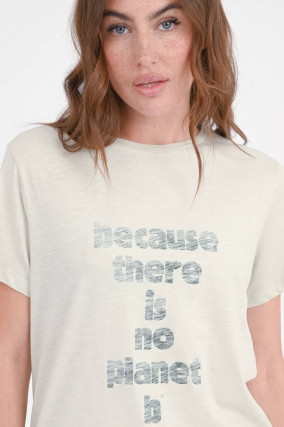 T-Shirt GALENDE mit Ecoalf-Slogan in Verde Yoox