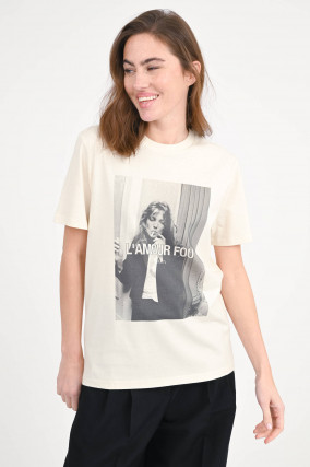 T-Shirt L' AMOUR in Natur