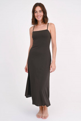 Midikleid MILA in Khaki