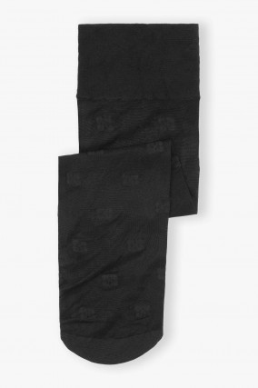 Transparente Strümpfe in Schwarz