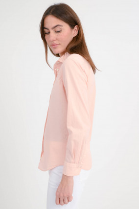 Leinenbluse CORAZON in Blush