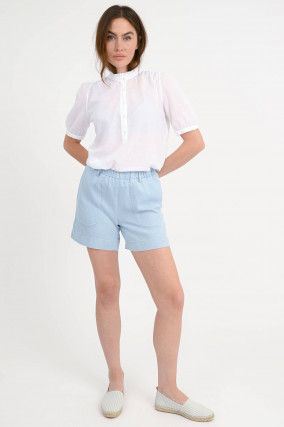 Shorts STEFI in Denim-Look in Hellblau