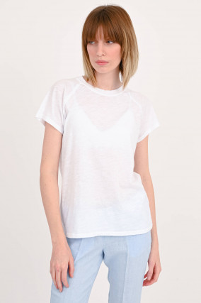 T-Shirt TEMPAL aus Baumwolle in Weiß