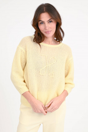 Cash-Mix Pullover in Butteryellow