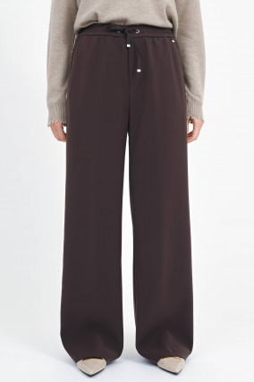 Straight-Leg-Hose in Braun