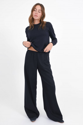 Nahtlose Hose in Navy