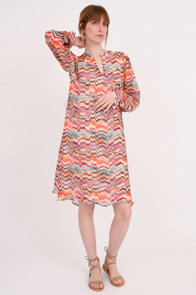 Kleid PETUNIA in Multicolor-Muster