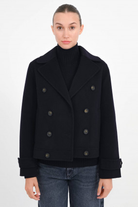 Caban-Jacke in Navy