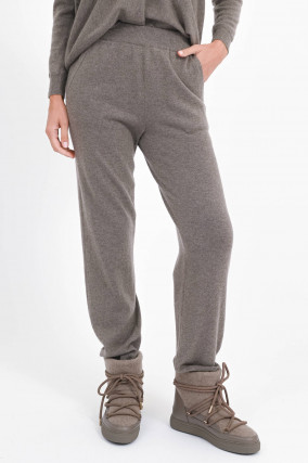 Cashmere Hose SYMONE in Truffel
