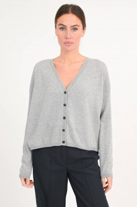 Cardigan ABBY in Hellgrau
